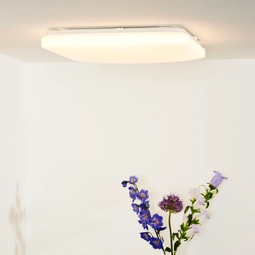 Lucide OTIS - Plafonnier - LED - 1x42W 3000K - Opalin - ambiance 1